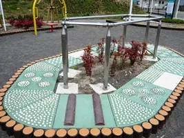 平島公園のアスレチック遊具1