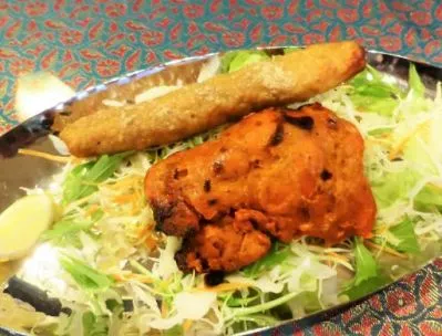 rajaチキンカレー料理写真