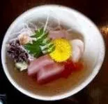 お料理　笹のみ料理お刺身写真