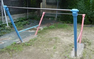 中電仲良し遊園鉄棒